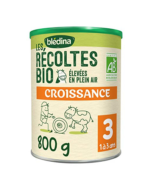 Lait 3ème âge - Les Récoltes Bio - Croissance