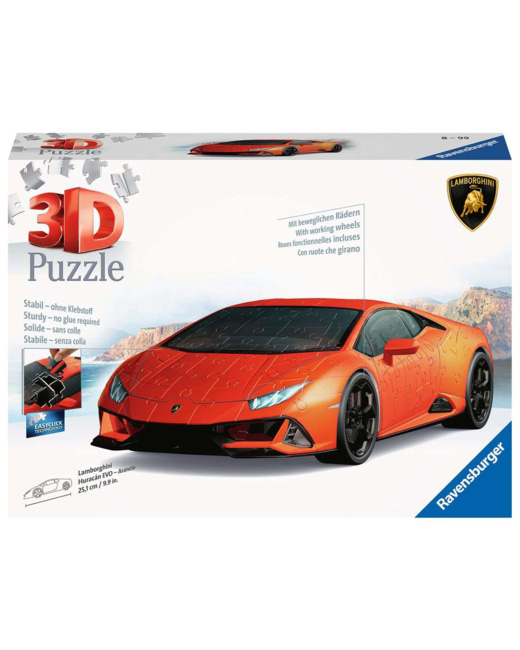 Puzzle Lamborghini Huracán EVO - orange - de 8 ans
