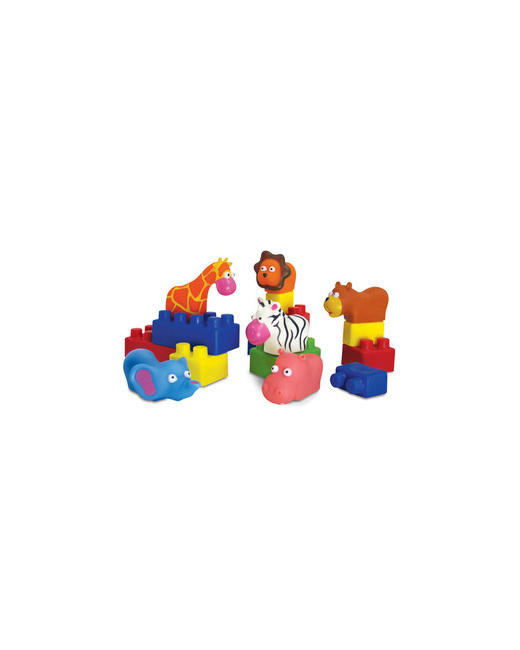 Edubriques d'animaux multicolores