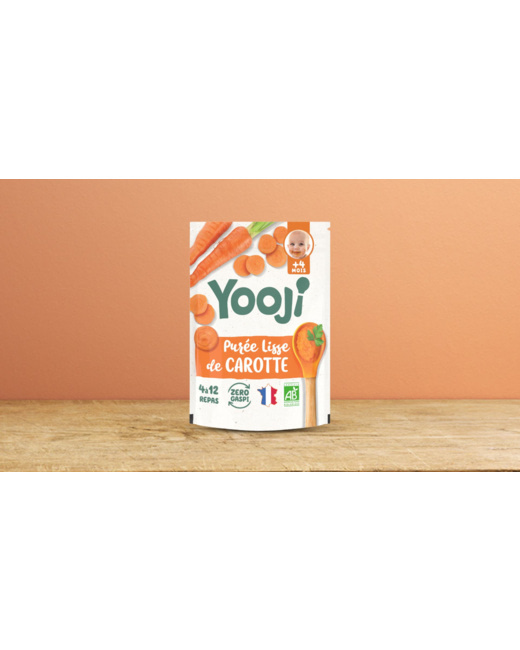 Purée lisse de Carotte bio