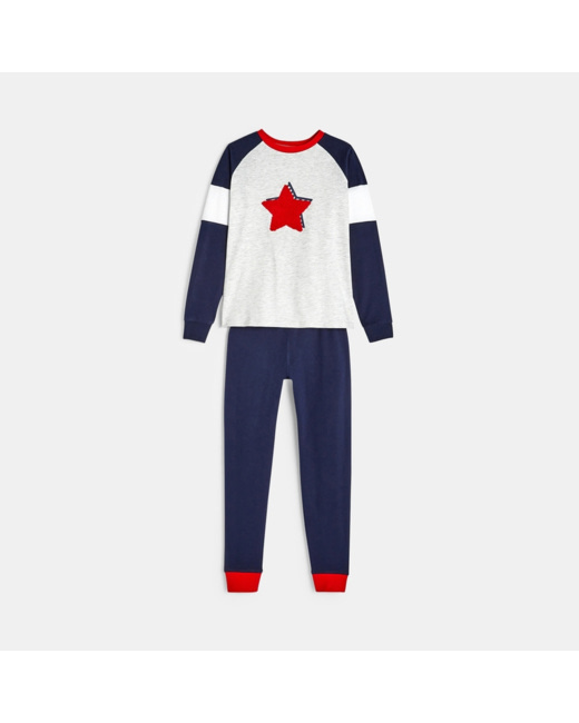Pyjama étoile gris garçon