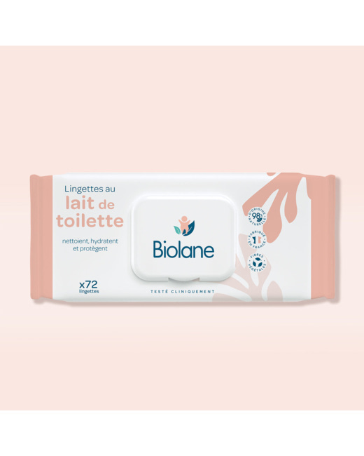 Lingettes Bébé Lait de Toilette MIXA BEBE : les 4 paquets de 72 lingettes à  Prix Carrefour