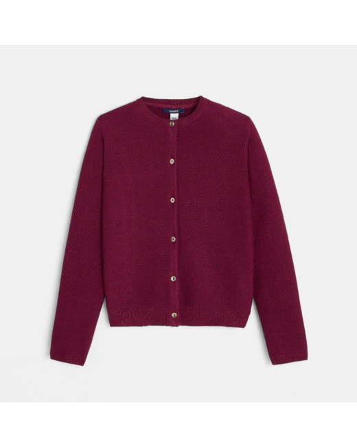 Gilet irisé rouge fille