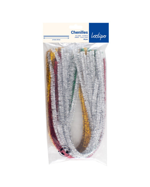 Maxi Pack Chenilles - diam 6mm - 16 Coloris