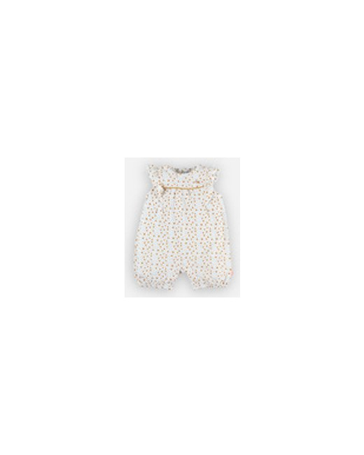 Pyjama combishort en coton à pois