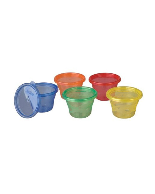 Lot de 6 bols 118 ml + couvercles