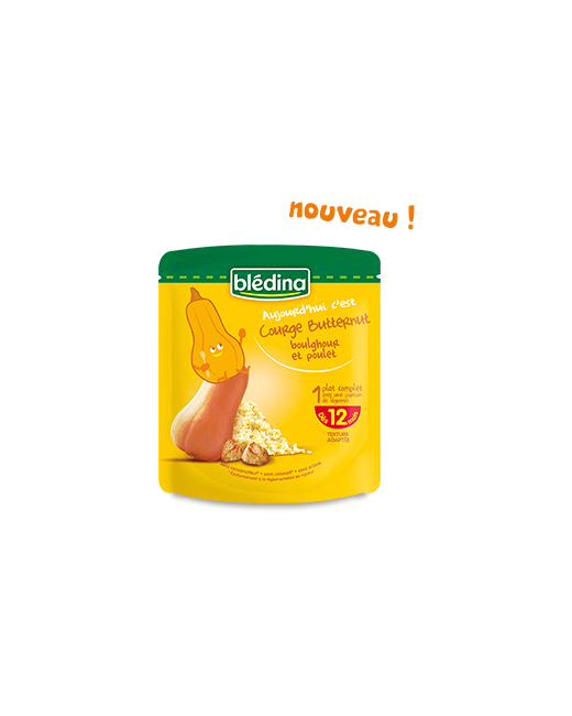 Aujourd'hui c'est : Courge Butternut, boulghour et poulet