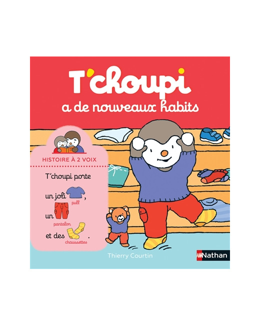 Livre T'choupi a de nouveaux habits
