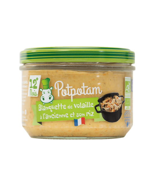 Blanquette de volaille à l'ancienne et son riz