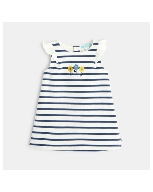Robe rayée molleton léger