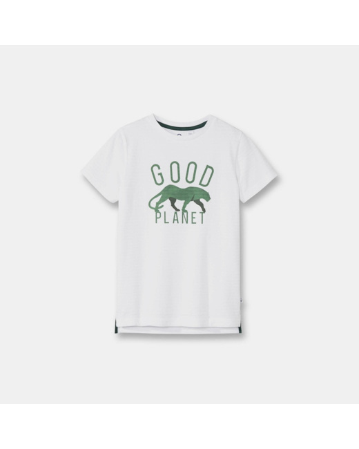 T-shirt à message blanc garçon