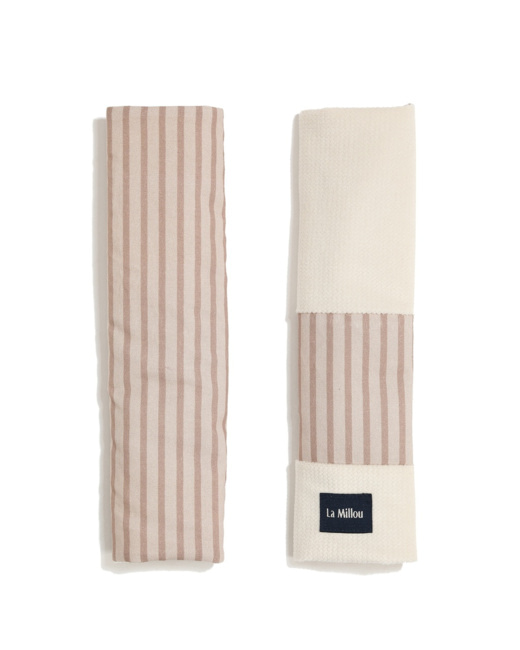 Protège ceinture bébé coton Velvet Stripes