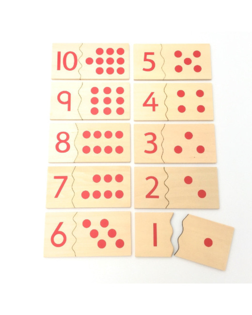 Puzzles nombres 1 à 10