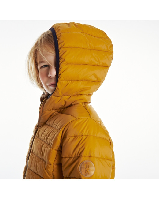 Doudoune chaude et légère jaune garçon