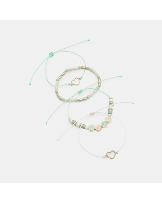 Bracelets fantaisie (lot de 4) jaune fille