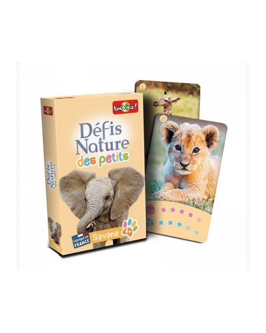 Jeu éducatif Défis nature Des Petits - Savane