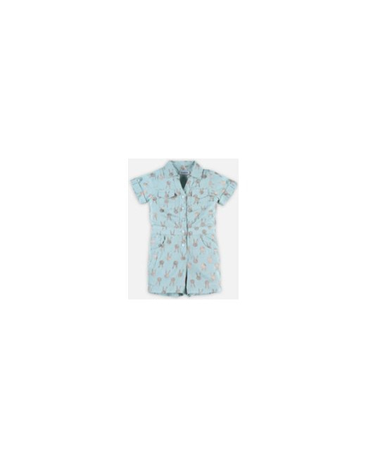 Combi-bermuda avec lapin imprimé lurex