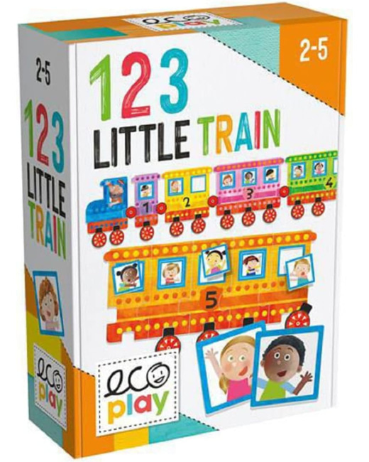 123 Little Train Géant Ecoplay