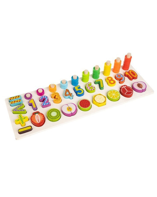 Jouet éducatif Montessori en bois NUMA