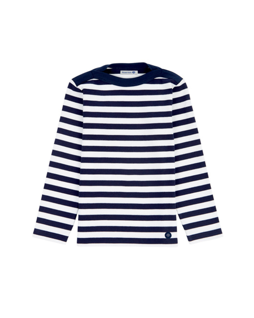 Marinière TREGUNC Kids - Navire/Blanc