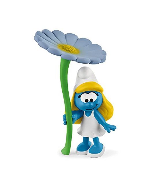 Figurine Schtroumpfette à la fleur