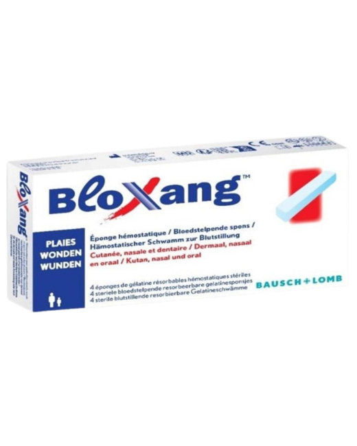 Eponge gelatine stérile hémostatique Bloxang
