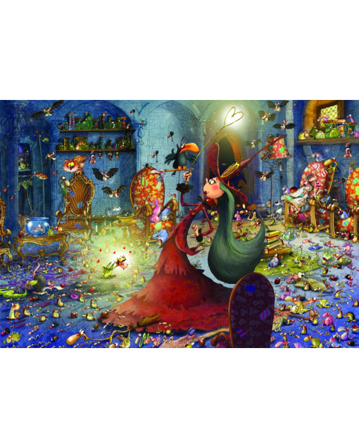 Puzzle Sorcière - Hexe - Witch
