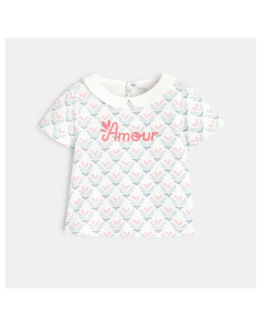 T-shirt Amour fleuri