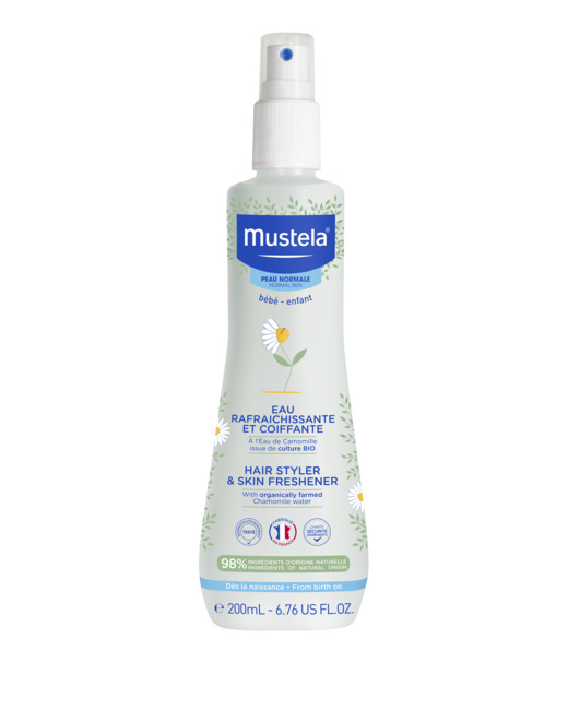 Eau rafraîchissante et coiffante