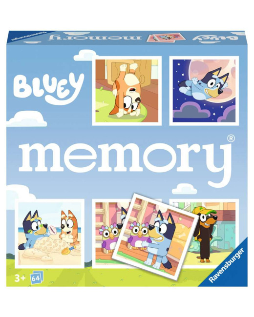 Grand memory Bluey - de 3 ans