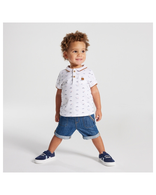 Polo dinosaures maille piquée