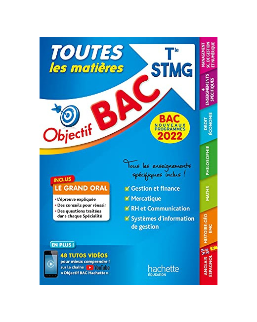 Objectif Bac - Term STMG Toutes les matières, BAC 2022