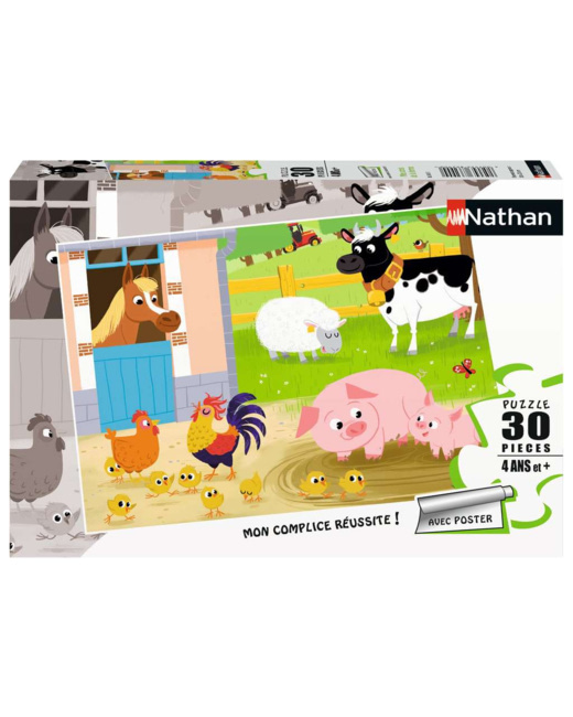 Puzzle Mes amis de la ferme - de 4 ans