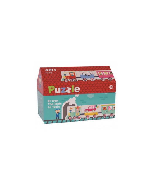 Puzzle maisonnette Train