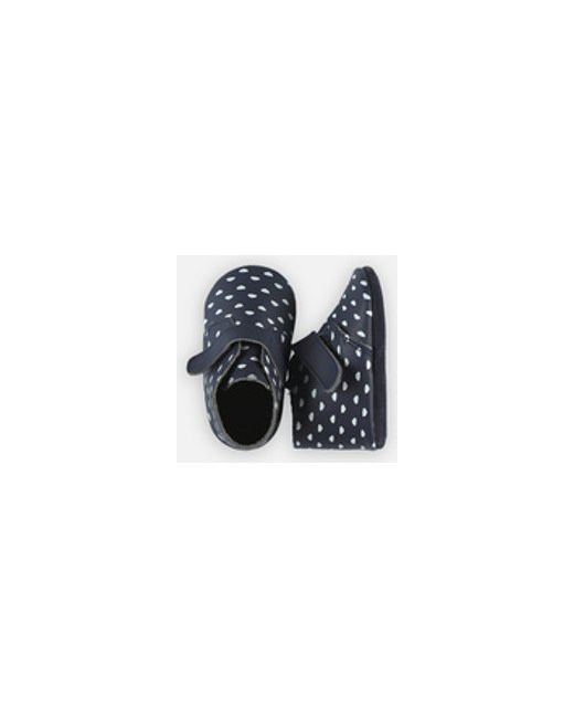 Chaussons cuir imprimés petits nuages