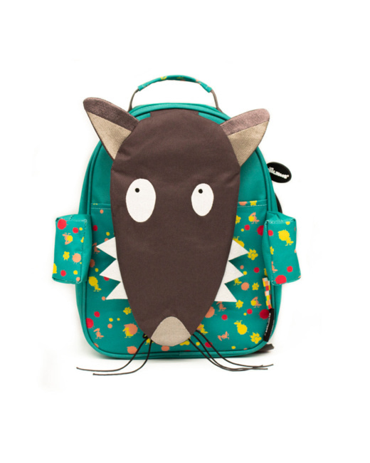 Petit Sac à dos loup - 32 cm