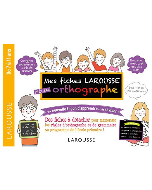 Fiches de révision Cycle 3 orthographe