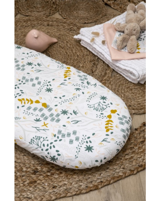 Lot de 2 drap housses unis b b pur coton Xelie LA REDOUTE