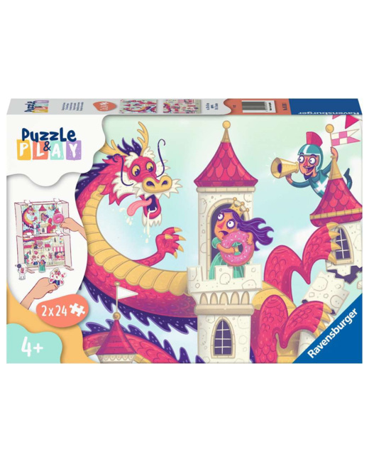Puzzle & Play - Le royaume des donuts - de 4 ans