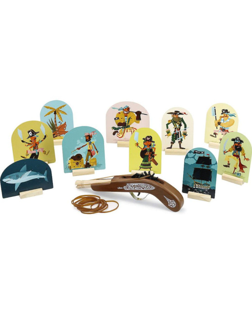 Jeu de pistolet à élastiques Pirates