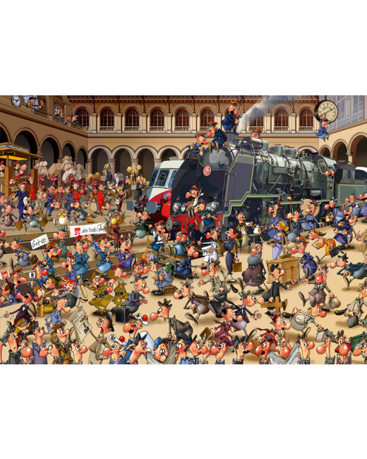 Puzzle François Ruyer - Station de Train en France
