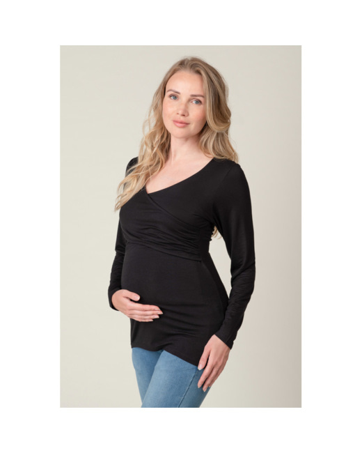 T-shirt manches longues de grossesse et d'allaitement
