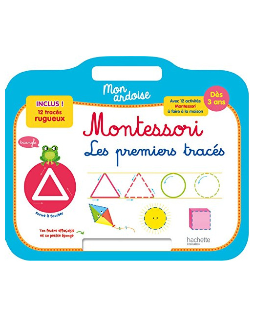 Mon ardoise MONTESSORI Les premiers tracés Dès 3 ans