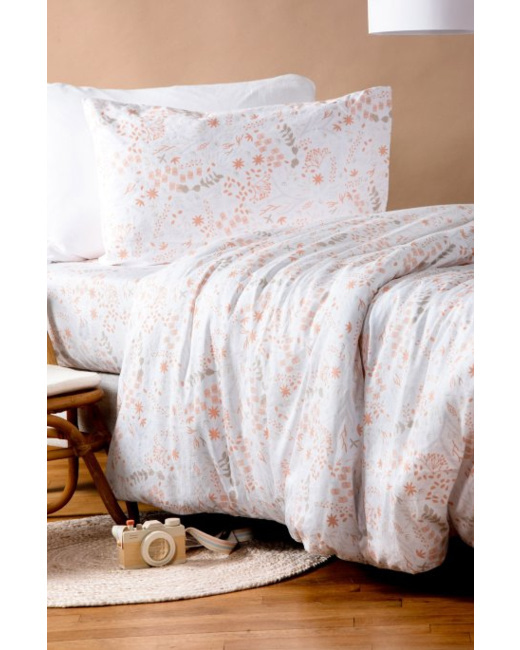 Housse de couette en Coton Bio pour lit 1 personne Yukari Douceur