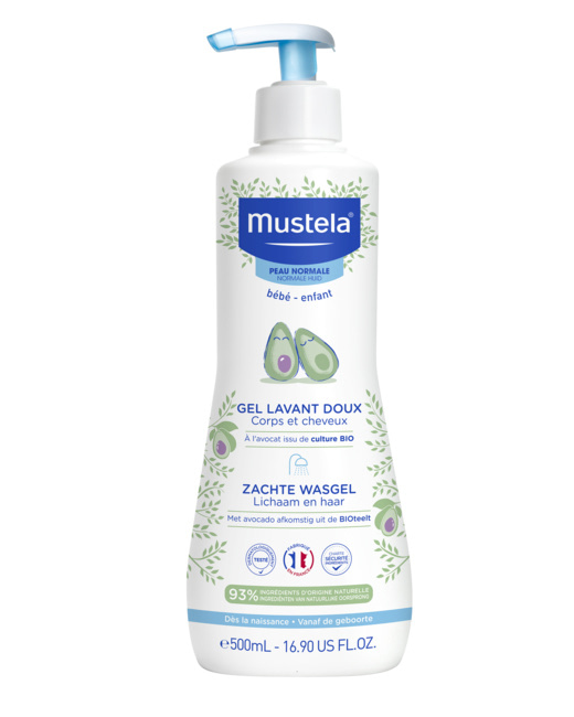 Gel lavant doux à l'avocat bio