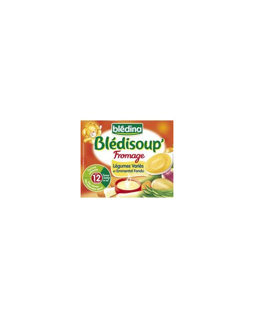 BLEDISOUP Légumes Emmental fondu - dès 12 mois