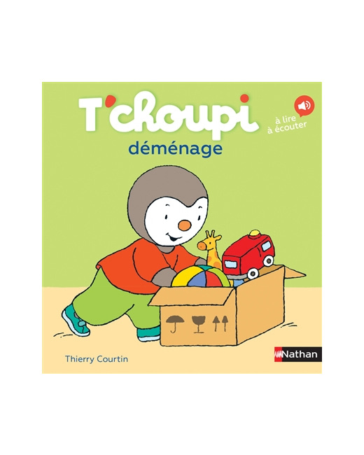 Livre T'choupi déménage