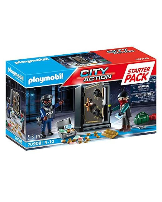 Playmobil City Action - Policier cambrioleur de coffre-fort