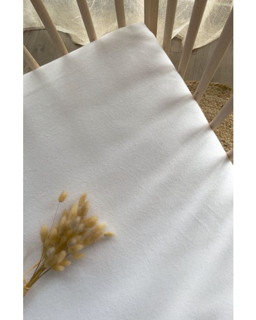 Protège matelas bébé flanelle de coton bio