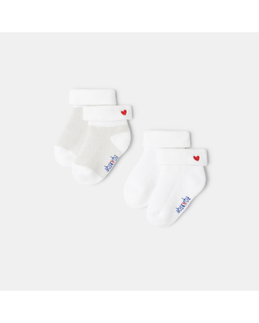 Chaussettes molletonnées pour bébé (lot de 2)